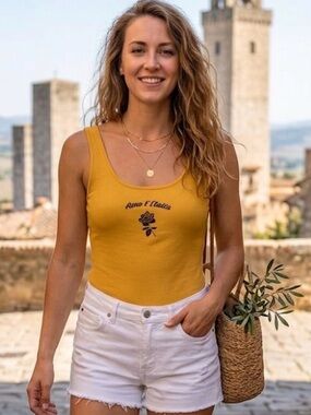 Forever 21+{1 piece mustard color bodysuit 3X
